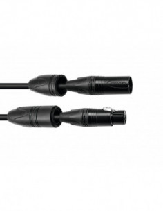 PSSO DMX cable IP65 3pin 3m bk