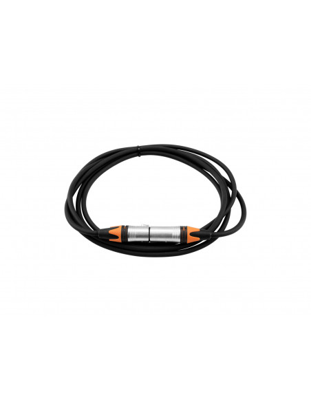 PSSO XLR cable COL 3pin 3m bk Neutrik