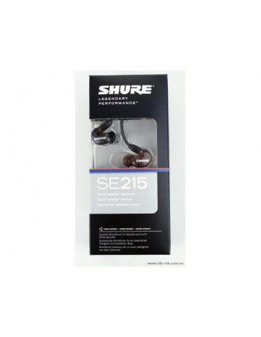 SHURE Auscultador In-Ear Cor Pele SE215