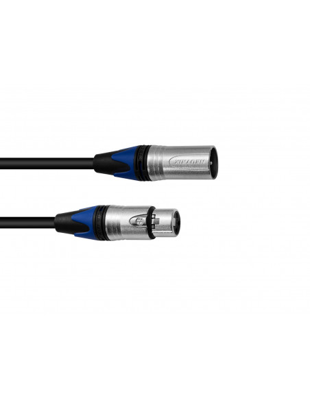 PSSO XLR cable COL 3pin 5m bk Neutrik