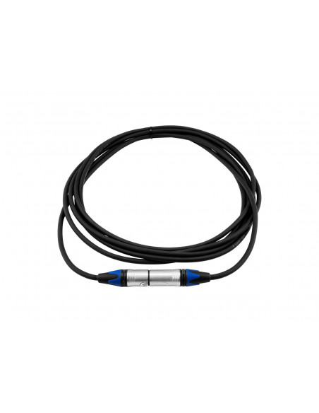 PSSO XLR cable COL 3pin 5m bk Neutrik