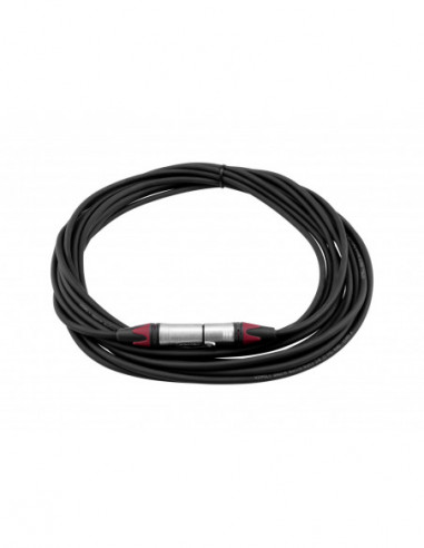 PSSO XLR cable COL 3pin 7.5m bk Neutrik