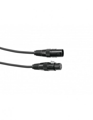 EUROLITE DMX cable XLR 5pin 1m bk