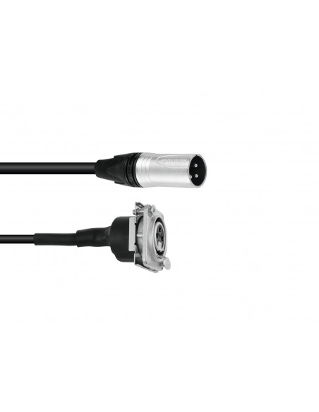 PSSO Patch Kabel XLR(M)/XLR(F) S 1m bk