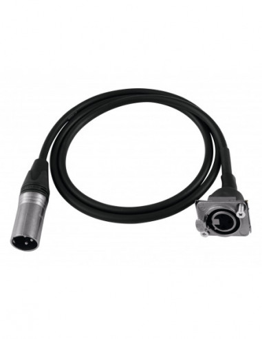 PSSO Patch Kabel XLR(M)/XLR(F) S 1m bk