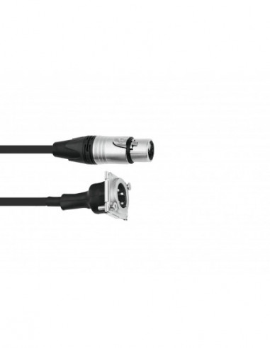 PSSO Patch Cable XLR(F)/XLR(M) S 1m bk