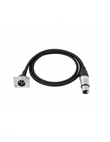PSSO Patch Cable XLR(F)/XLR(M) S 1m bk
