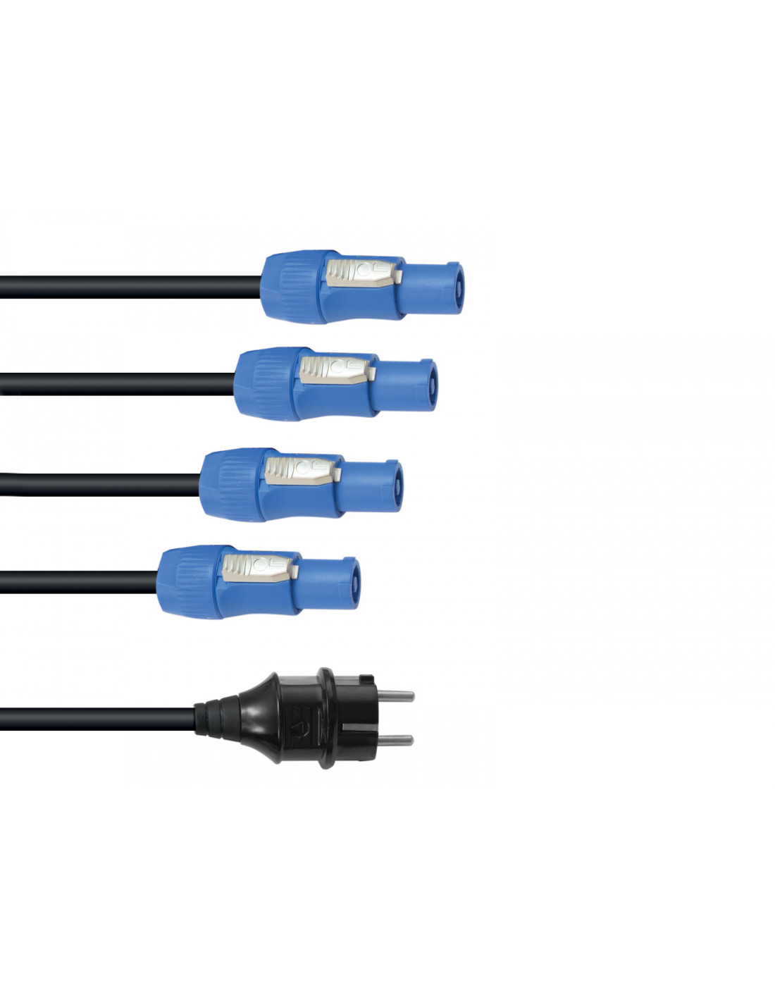 Câbles Ruban Plat Alimentation Eurorack 5-pack - 16 à 16 Broches, 15 Cm, Gris, 28 AWG, Pour Synthé Modulaire