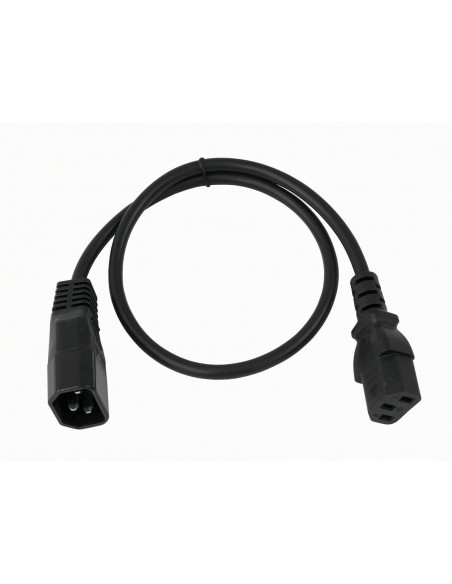 OMNITRONIC IEC Extension 3x0.75 0.6m bk