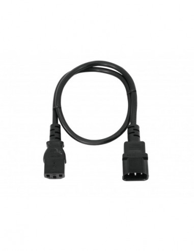 OMNITRONIC IEC Extension 3x1.0 0.6m bk