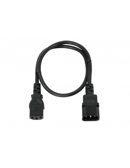 OMNITRONIC IEC Extension 3x1.0 0.6m bk