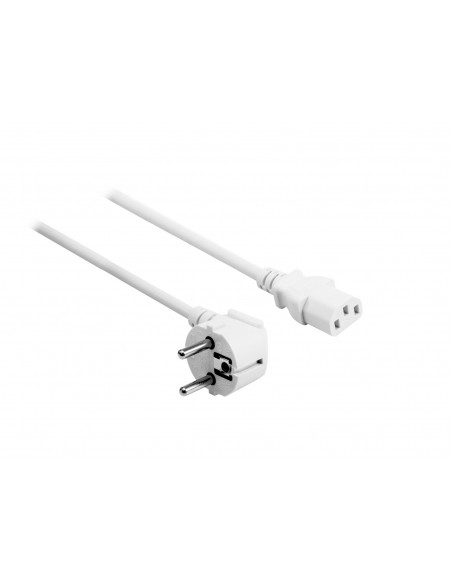 OMNITRONIC IEC Power Cable 3x1.0 1.2m wh