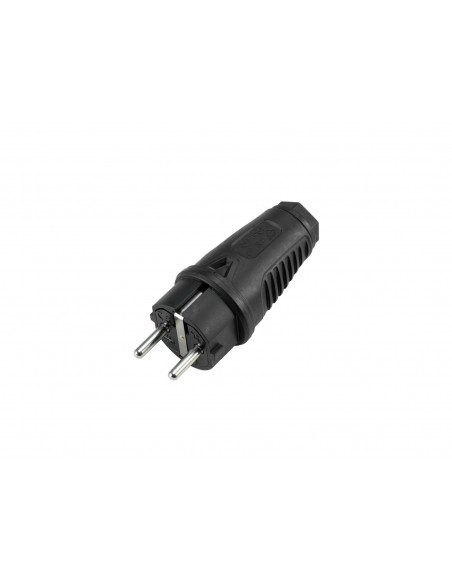 PC ELECTRIC Safety Plug Rubber bk