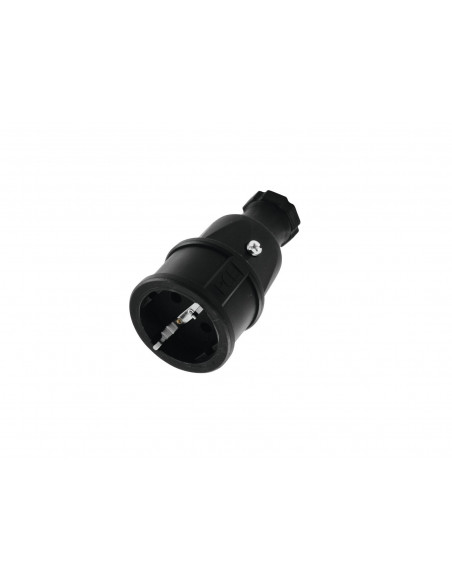 PC ELECTRIC Safety Connector Rubber bk