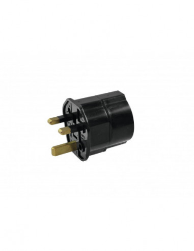 OMNITRONIC Adapter EU/UK plug 13A bk