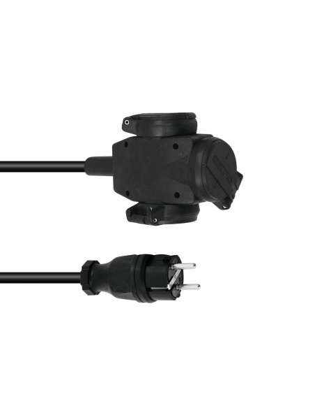 PSSO Extension 3x1.5 1m 3-fold bk