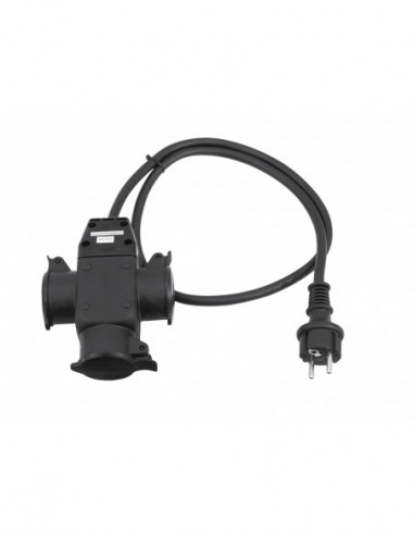 EUROLITE Extension 3x1.5 1m 3-fold