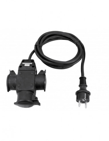 EUROLITE Extension 3x1.5 3m 3-fold