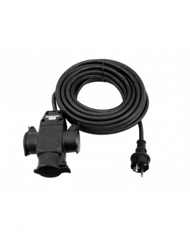 EUROLITE Extension 3x1.5 10m 3-fold