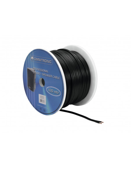 OMNITRONIC Speaker cable 2x2.5 100m bk