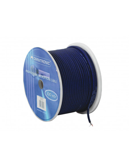 OMNITRONIC Microphone cable 2x0.22 100m bu