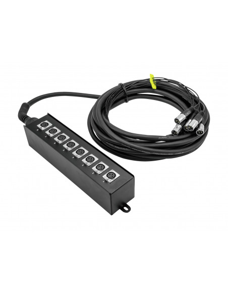OMNITRONIC Multicore Stagebox MUS-810 8IN 10m