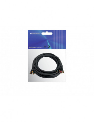 OMNITRONIC Snake cable 8xRCA/8xRCA 15m