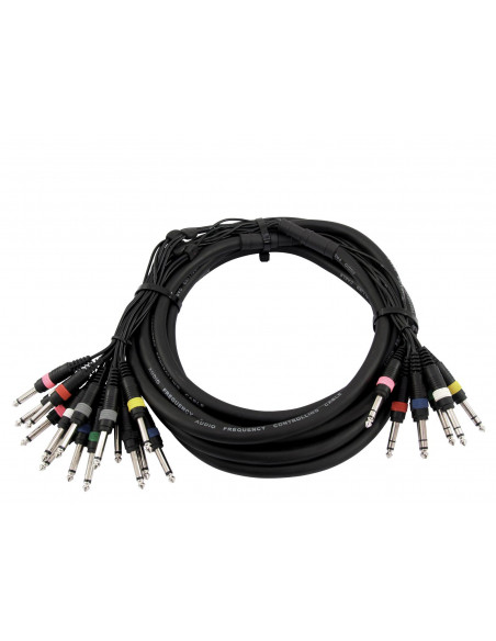 OMNITRONIC Snake cable 8xJack/16xJack mono 15m