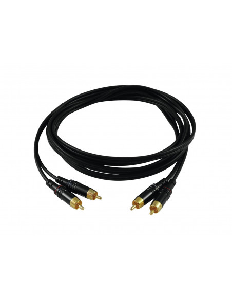 SOMMER CABLE RCA cable 2x2 3m bk Hicon