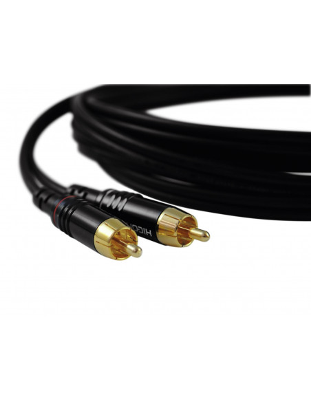 SOMMER CABLE RCA cable 2x2 3m bk Hicon