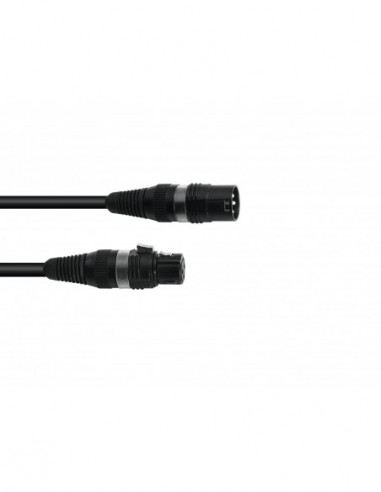 SOMMER CABLE DMX cable XLR 3pin 1m bk Hicon