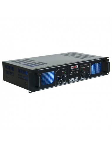 Skytec SPL500 - Amplificador 2x250W 4ohm MP3/SD/USB