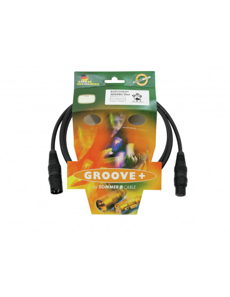 SOMMER CABLE DMX cable XLR 3pin 3m bk Hicon