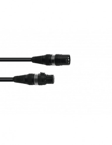 SOMMER CABLE DMX cable XLR 3pin 25m bk Hicon
