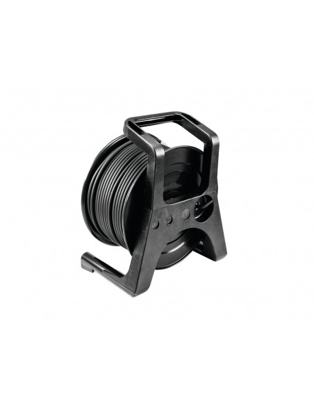 PSSO DMX cable drum XLR 50m bk Neutrik 2x0.22