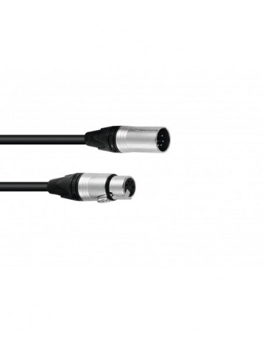 SOMMER CABLE DMX cable XLR 5pin 1.5m bk Neutrik