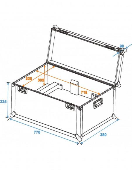 ROADINGER Flightcase X-310/X-310 MK2