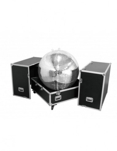 ROADINGER Flightcase Mirror Ball 100cm
