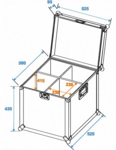 ROADINGER Flightcase EP-64... 2