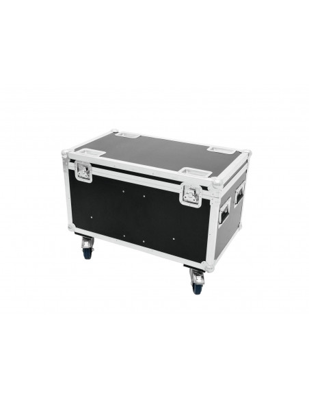 ROADINGER Flightcase 4x Audience Blinder 2xCOB