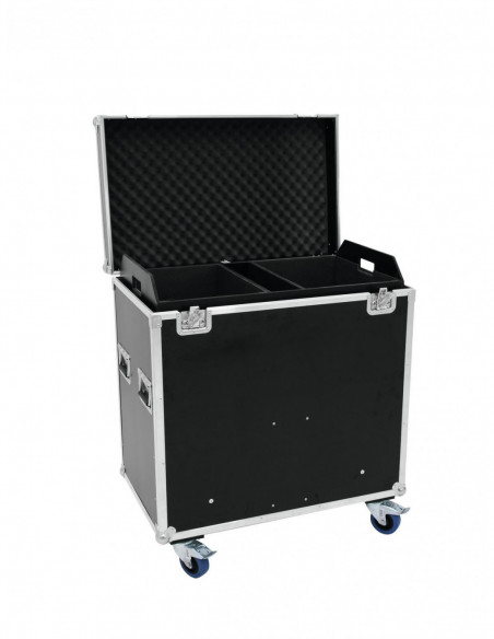ROADINGER Flightcase 8x Audience Blinder 2xCOB