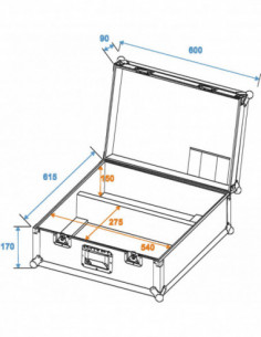 ROADINGER Flightcase 2x... 2
