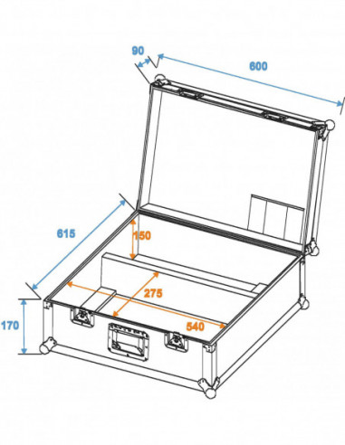 ROADINGER Flightcase 2x...
