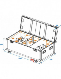 ROADINGER Flightcase 8x... 2