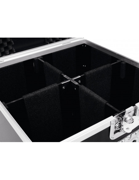 ROADINGER Flightcase 4x PAR-56 Spot short