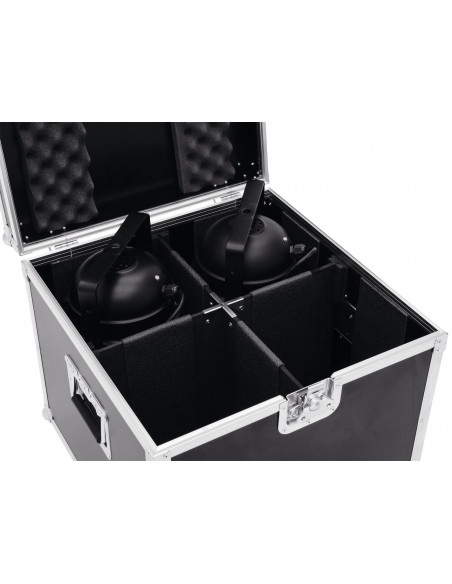 ROADINGER Flightcase 4x PAR-56 Spot long