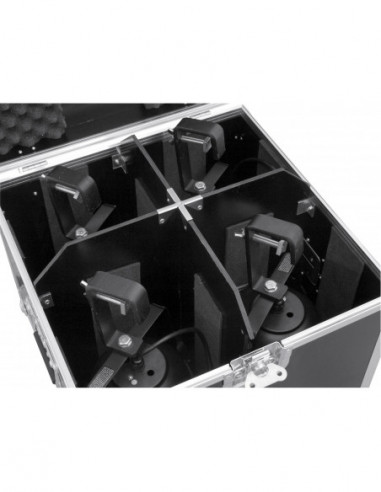 ROADINGER Flightcase 4x PAR-56 Spot...