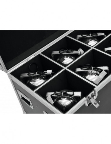 ROADINGER Flightcase 8x PAR-64/ML-56