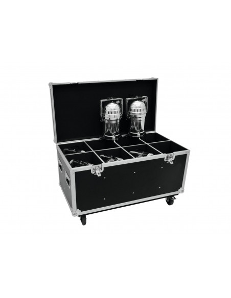 ROADINGER Flightcase 8x PAR-64/ML-56
