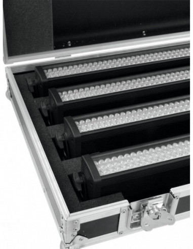 ROADINGER Flightcase 4x LED BAR-252 RGB ROADINGER Flightcase 4x LED BAR-252 RGB